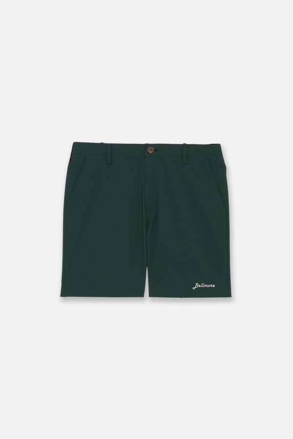 DRY-STRETCH LOGO SHORT PANTS - GREEN