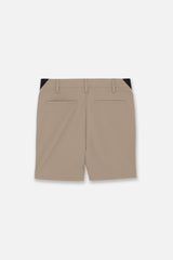 DRY-STRETCH LOGO SHORT PANTS - BEIGE