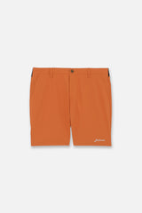 DRY-STRETCH LOGO SHORT PANTS - ORANGE