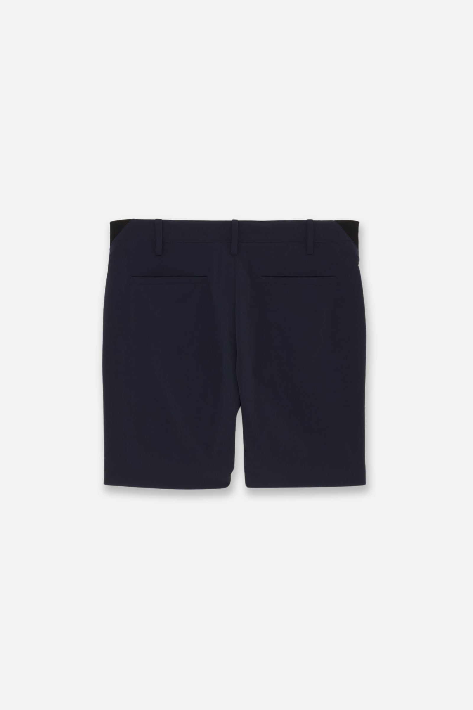 BELLMOREベルモアドライストレッチパンツ　NAVY DRY-STRETCH LOGO SHORT PANTS - NAVY – BELLMORE