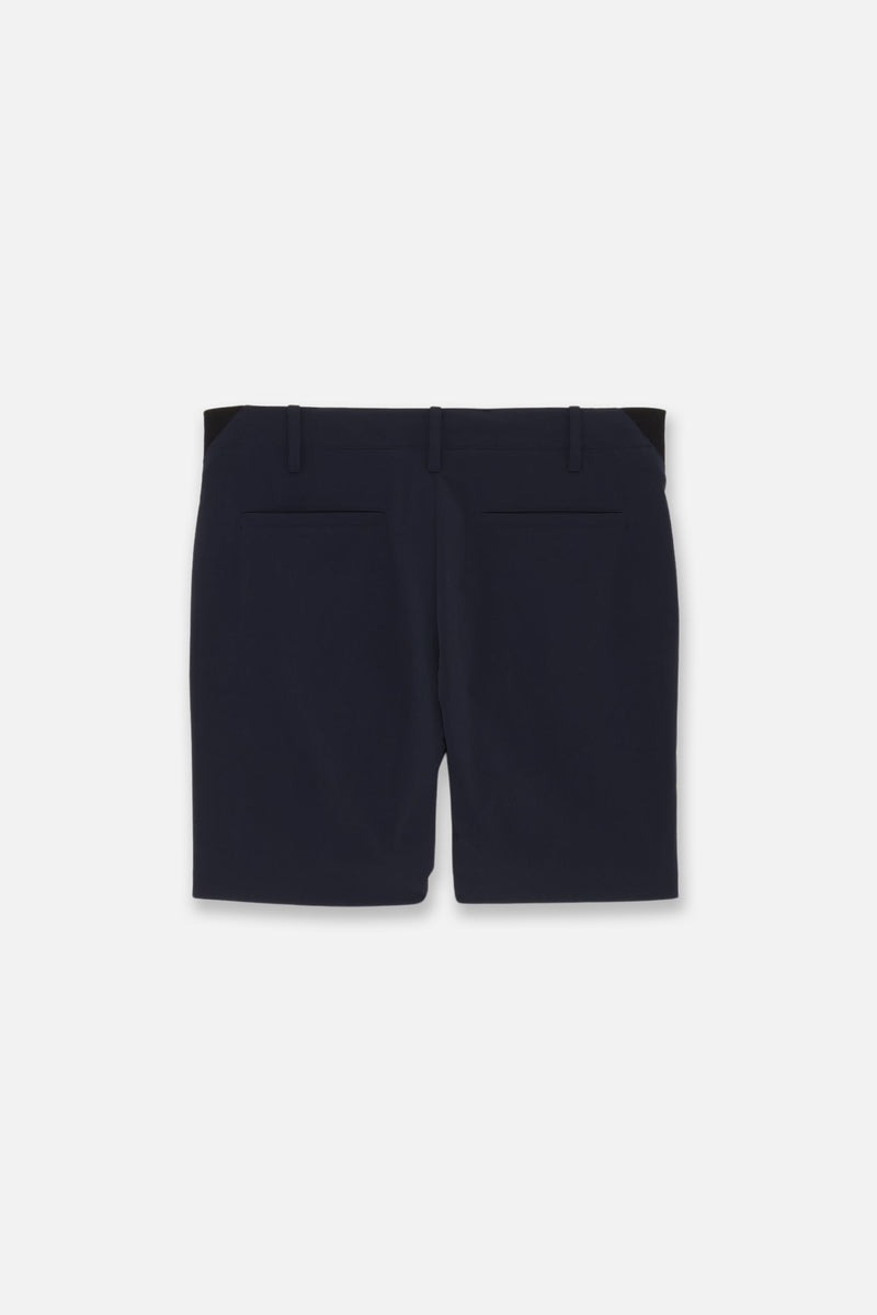 DRY-STRETCH LOGO SHORT PANTS - NAVY