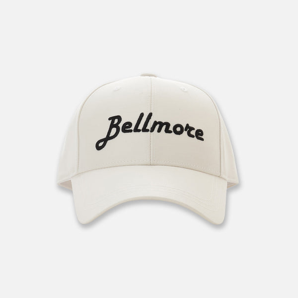 LOGO 6-PANEL CAP - WHITE – BELLMORE