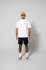 AUTHENTIC S/S MOCKNECK - WHITE