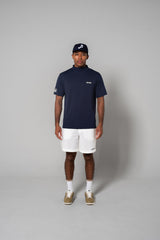 AUTHENTIC S/S MOCKNECK - NAVY