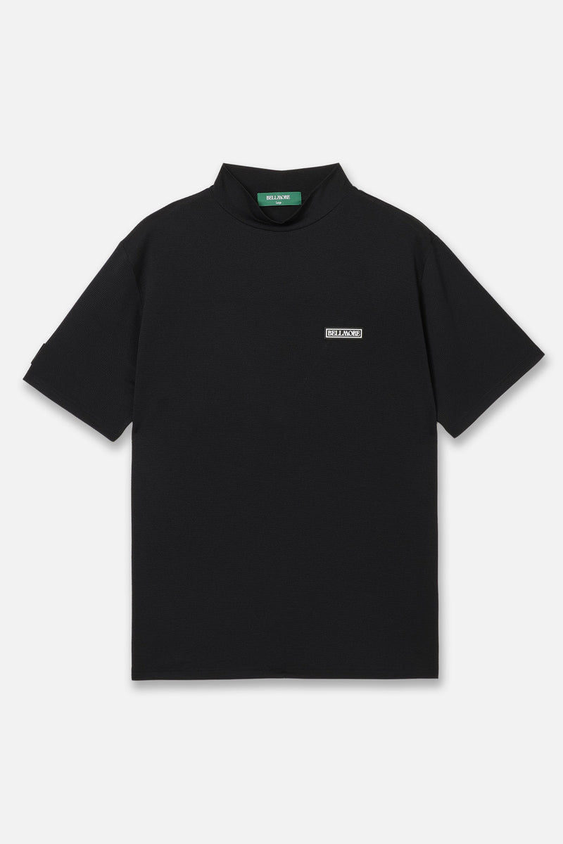 BELLMORE GOLF モックネック AUTHENTIC S/S MOCKNECK - BLACK – BELLMORE