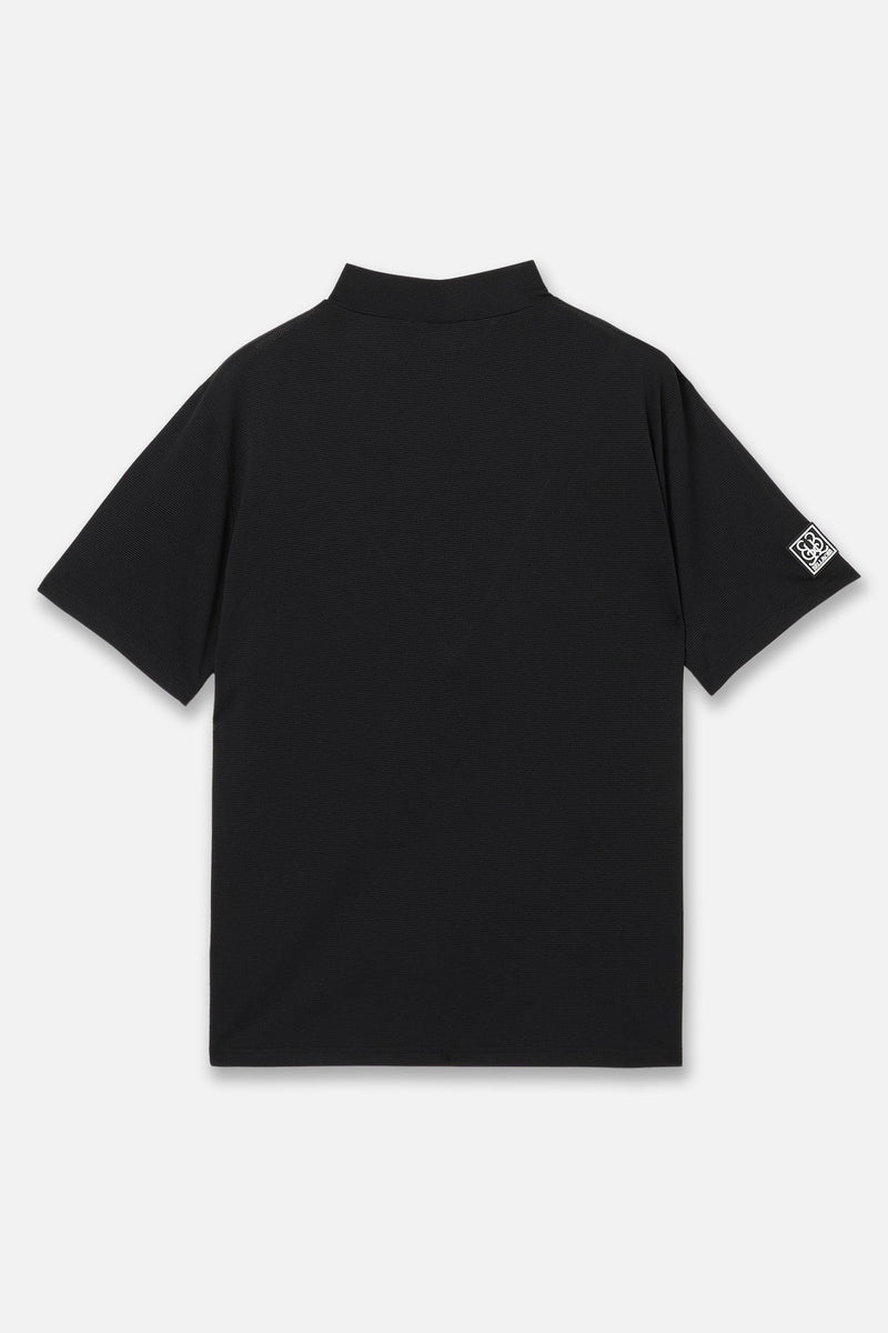 AUTHENTIC S/S MOCKNECK - BLACK – BELLMORE