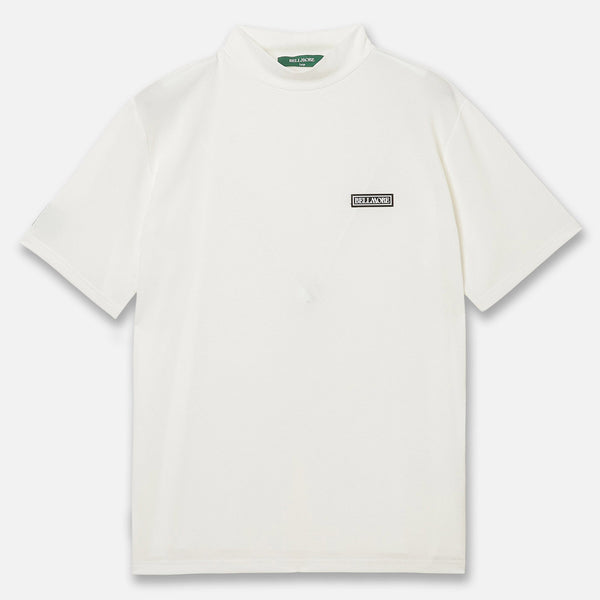 AUTHENTIC S/S MOCKNECK - WHITE – BELLMORE
