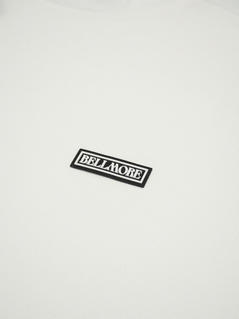 AUTHENTIC S/S MOCKNECK - WHITE – BELLMORE