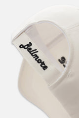 EMBLEM 6 PANEL CAP - WHITE