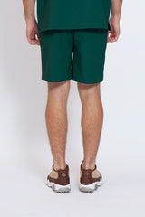 DRY-STRETCH LOGO SHORT PANTS - GREEN