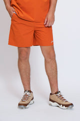 DRY-STRETCH LOGO SHORT PANTS - ORANGE