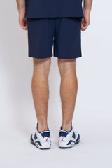 DRY-STRETCH LOGO SHORT PANTS - NAVY