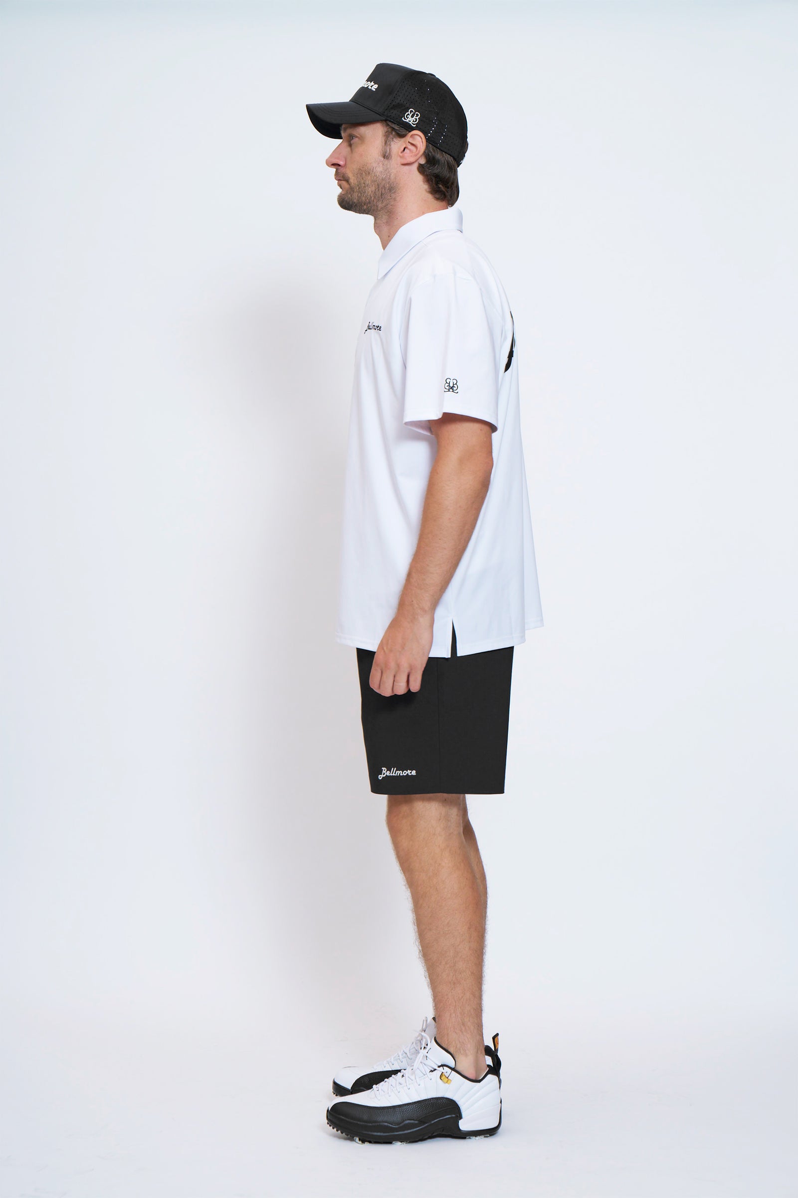 Bellmore ホワイト ポロシャツ XXL ベルモア Bellmore ホワイト ポロシャツ XXL ベルモア LOGO SS POLO
