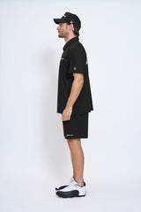 LOGO SS POLO SHIRTS - BLACK