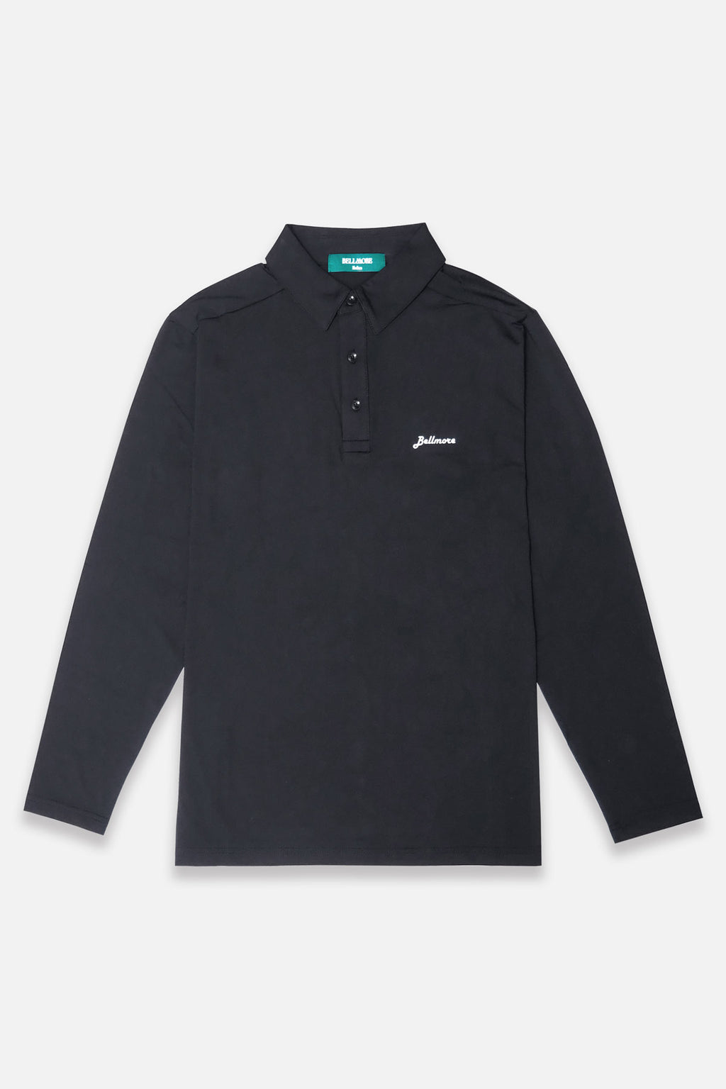 7月14日発売] COOL BREEZE L/S POLO SHIRTS - BLACK – BELLMORE