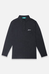 [7月14日発売] COOL BREEZE L/S POLO SHIRTS - BLACK