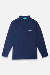 [7月14日発売] COOL BREEZE L/S POLO SHIRTS - NAVY