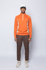 DUALWARM LS ZIP MOCKNECK - ORANGE