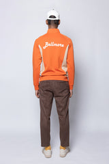 DUALWARM LS ZIP MOCKNECK - ORANGE