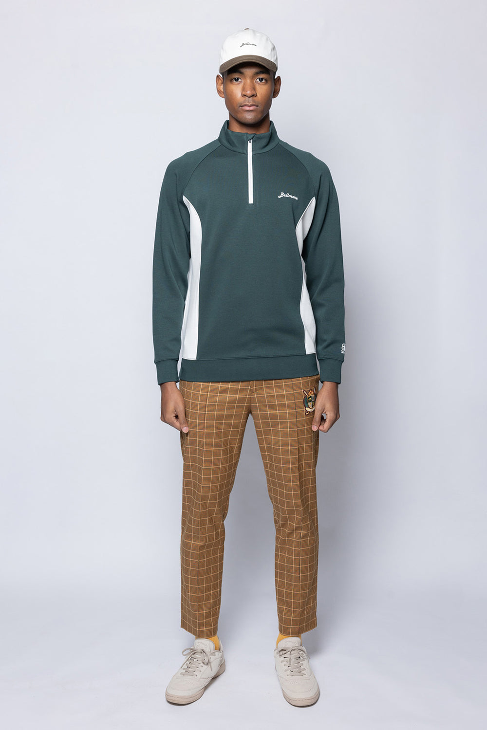 DUALWARM LS ZIP MOCKNECK - GREEN – BELLMORE