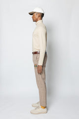 EMBLEM LS TURTLE-NECK - BEIGE