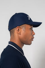 EMBLEM 6 PANEL CAP - NAVY