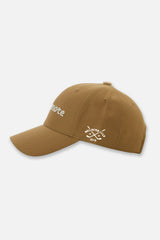 EMBLEM 6 PANEL CAP - BEIGE