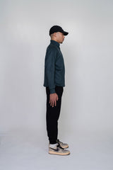 EMBLEM BUTTON L/S MOCKNECK - GREEN