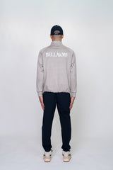 EMBLEM BUTTON L/S MOCKNECK - GREY