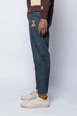 [12月13日発売] FAUX SUEED STRETCH PANTS - GREEN