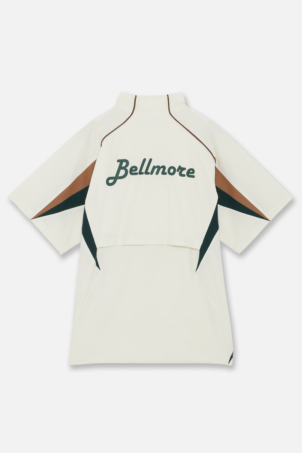 HALF ZIP SS MOCKNECK - CREAM – BELLMORE