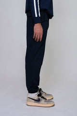 JOGGER TUCK PANTS - BLACK