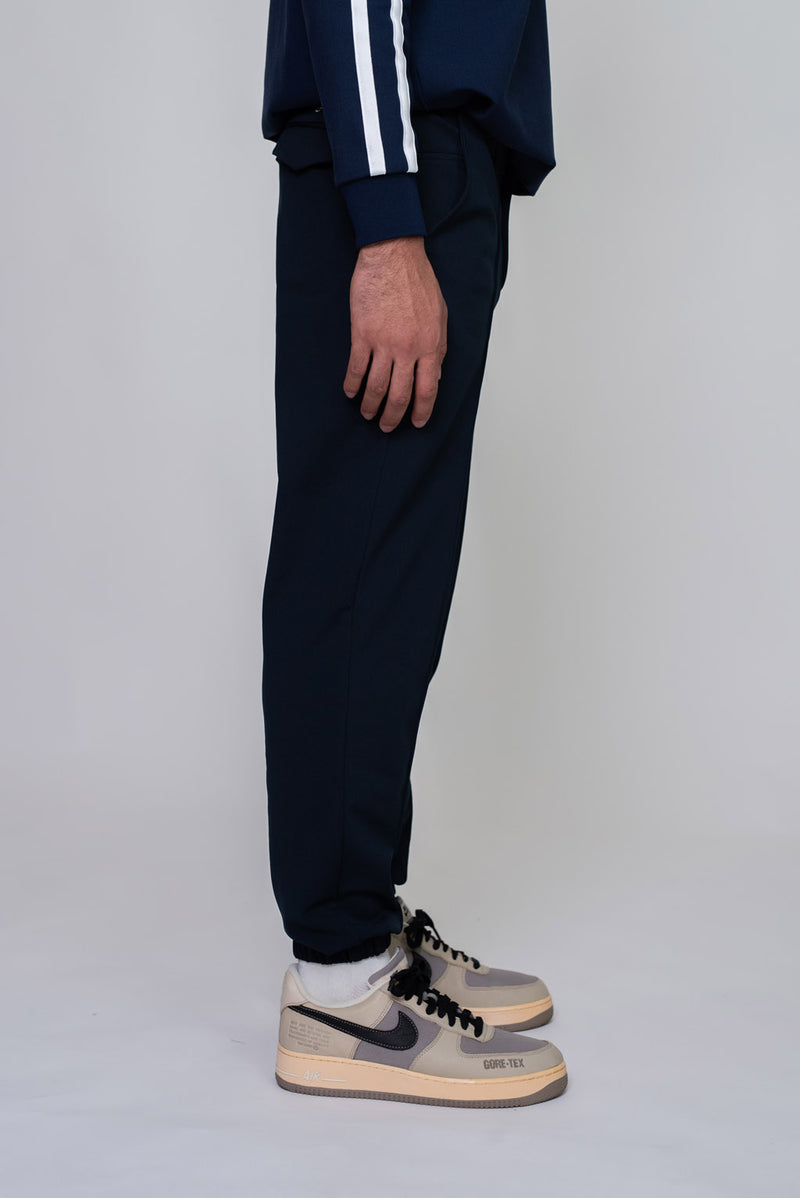 JOGGER TUCK PANTS - NAVY