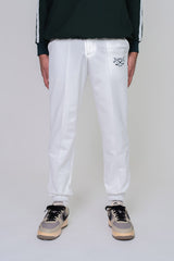 JOGGER TUCK PANTS - WHITE