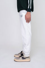 JOGGER TUCK PANTS - WHITE