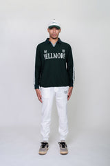 LINE SLEEVE L/S POLO SHIRTS - GREEN