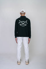 LINE SLEEVE L/S POLO SHIRTS - GREEN