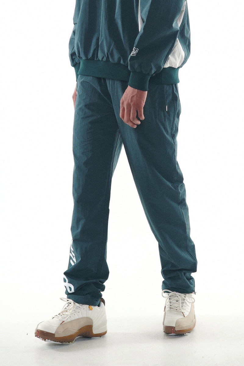 NYLON JERSEY PANTS - GREEN – BELLMORE