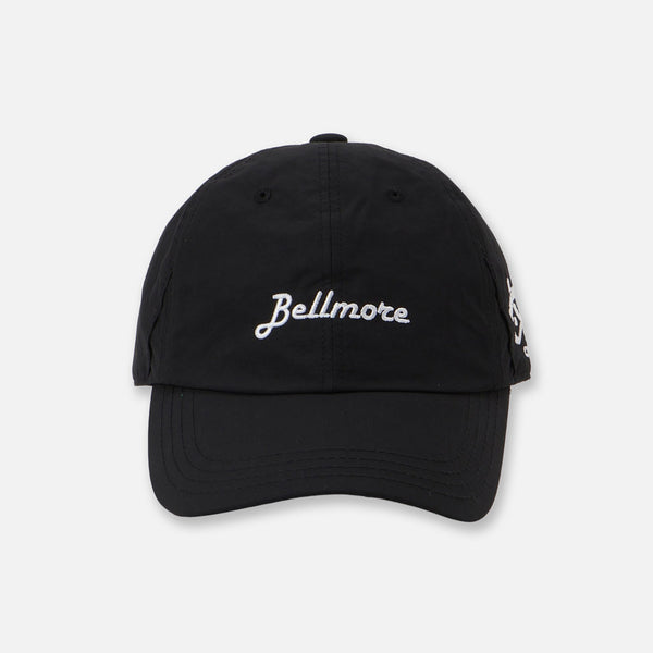NYLON 6 PANEL CAP - BLACK – BELLMORE