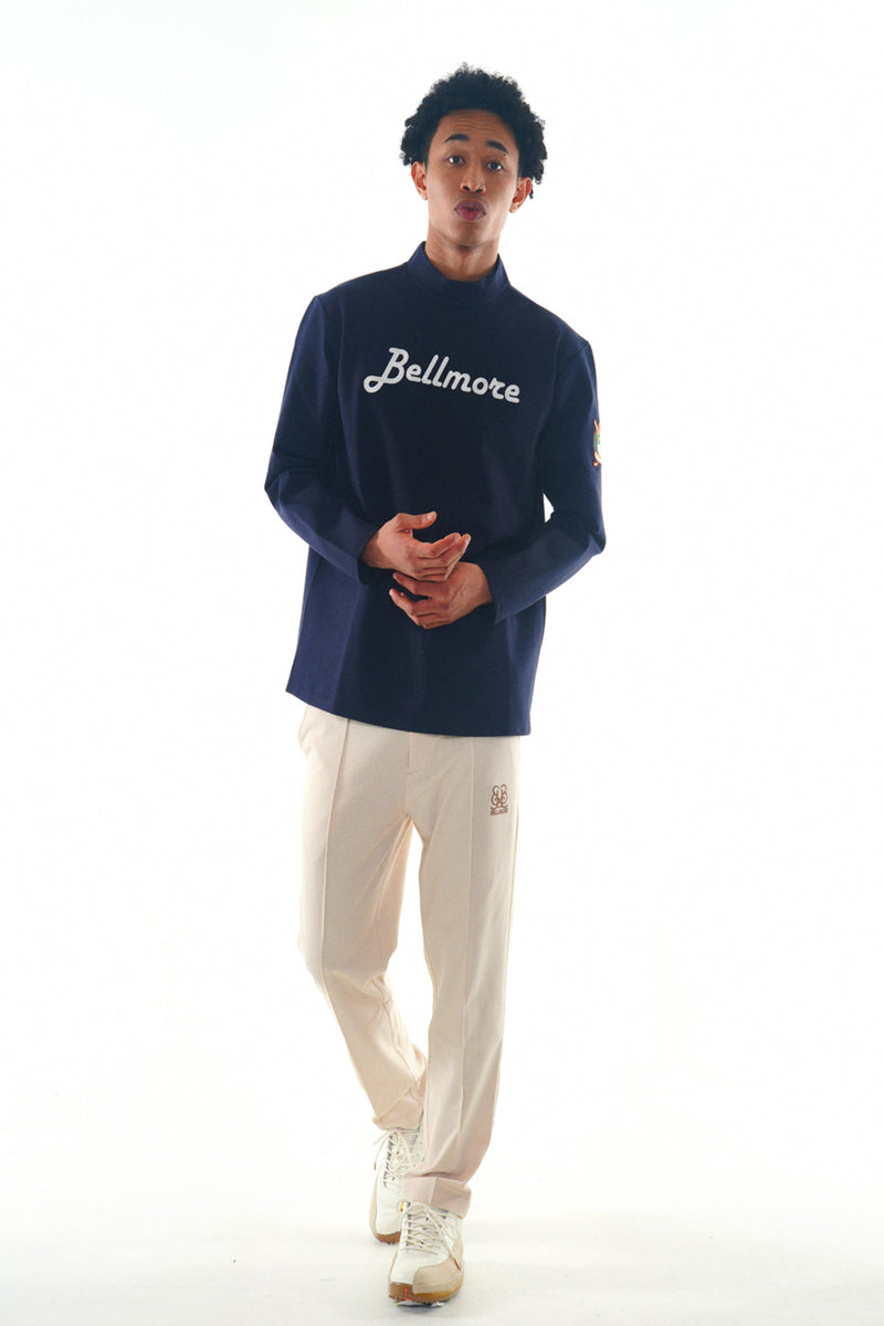 STRETCH LS MOCKNECK - NAVY