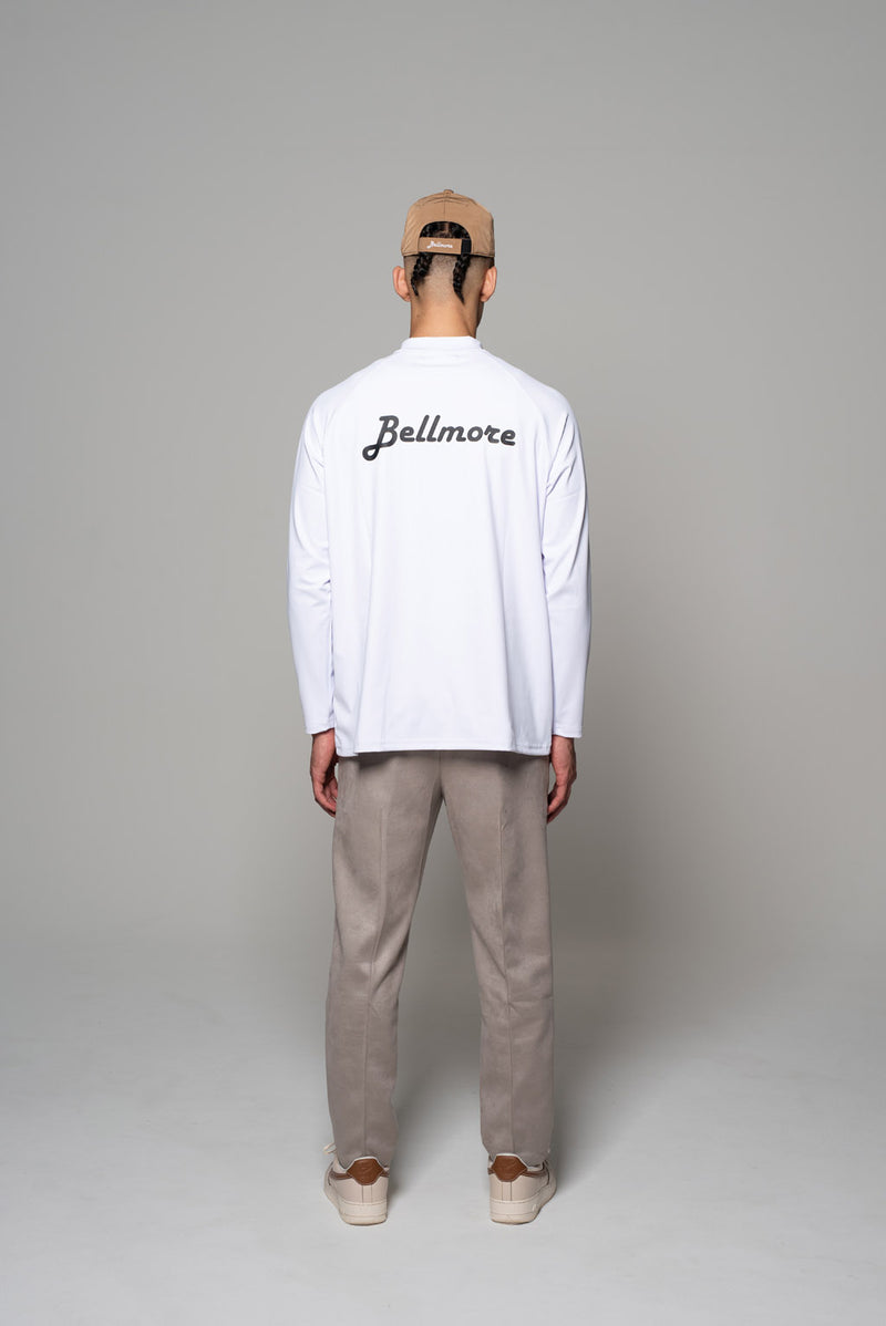LOGO LS MOCKNECK - WHITE