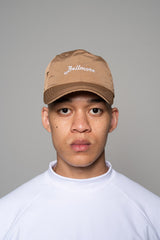 NYLON 6 PANEL CAP - BEIGE