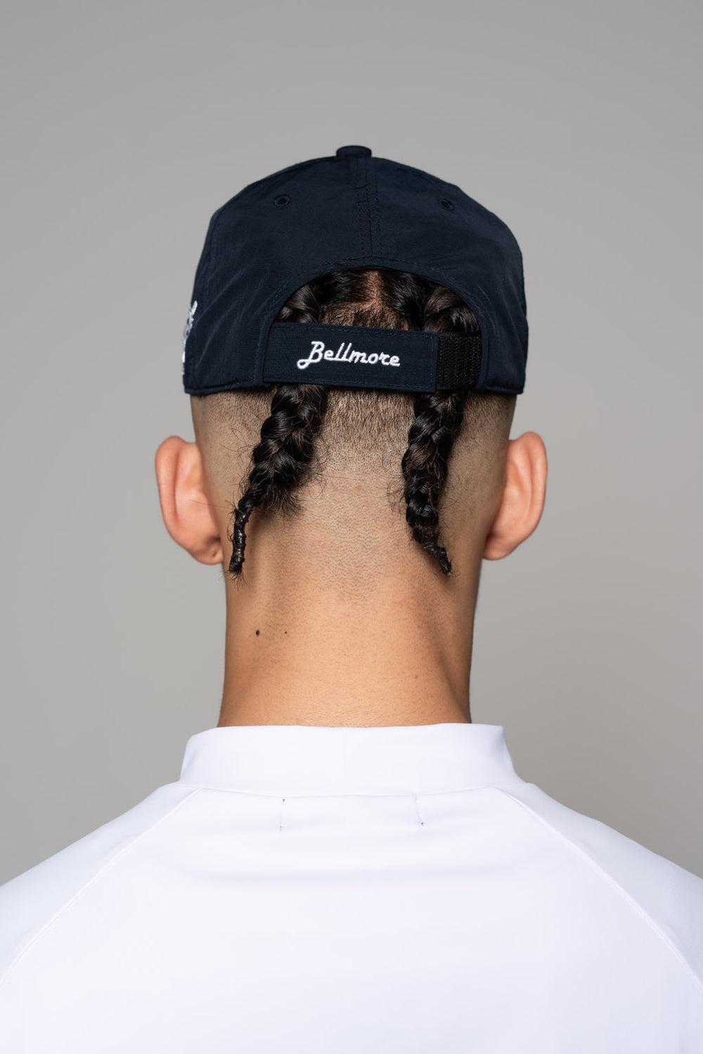 NYLON 6 PANEL CAP - NAVY – BELLMORE