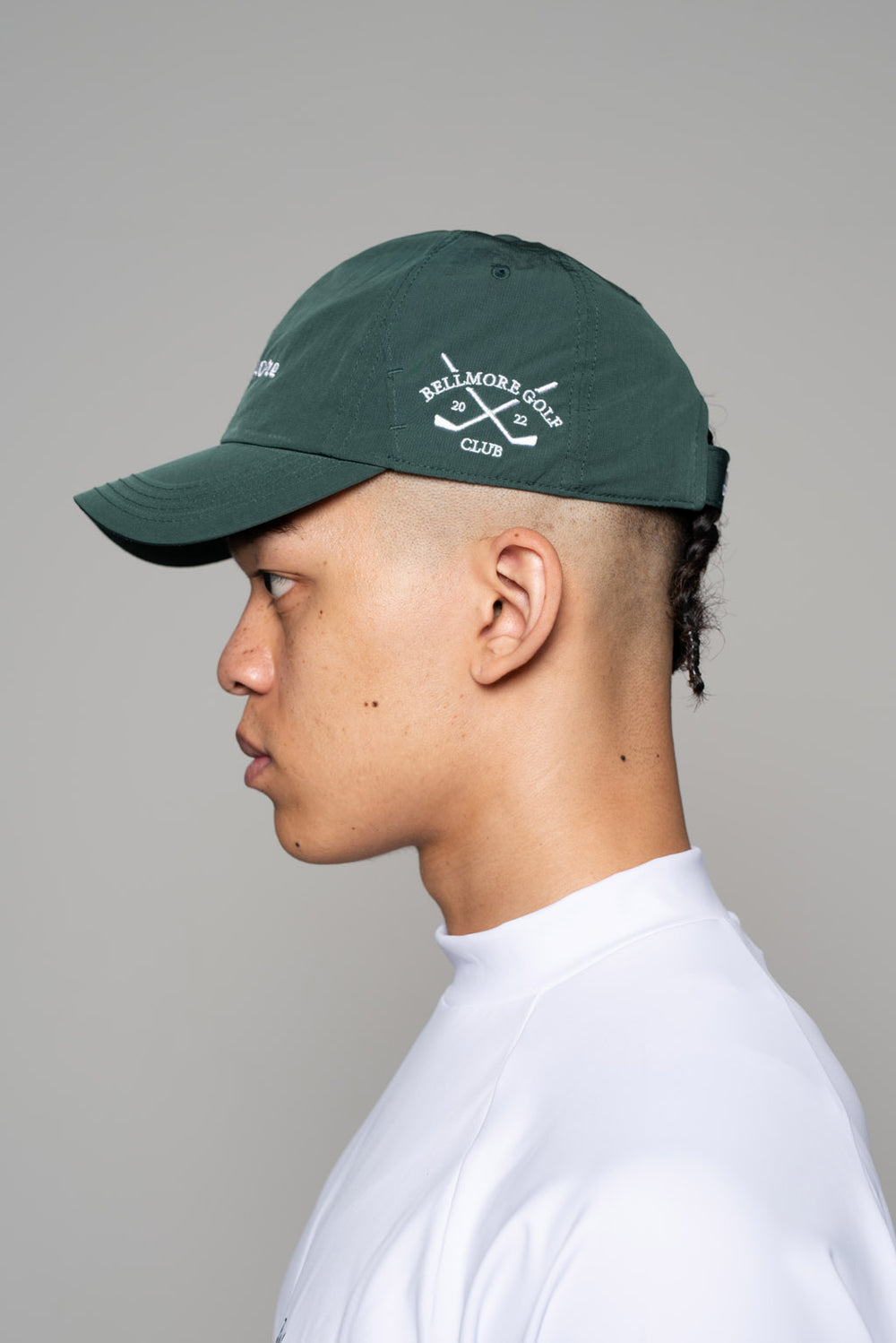 NYLON 6 PANEL CAP - GREEN – BELLMORE