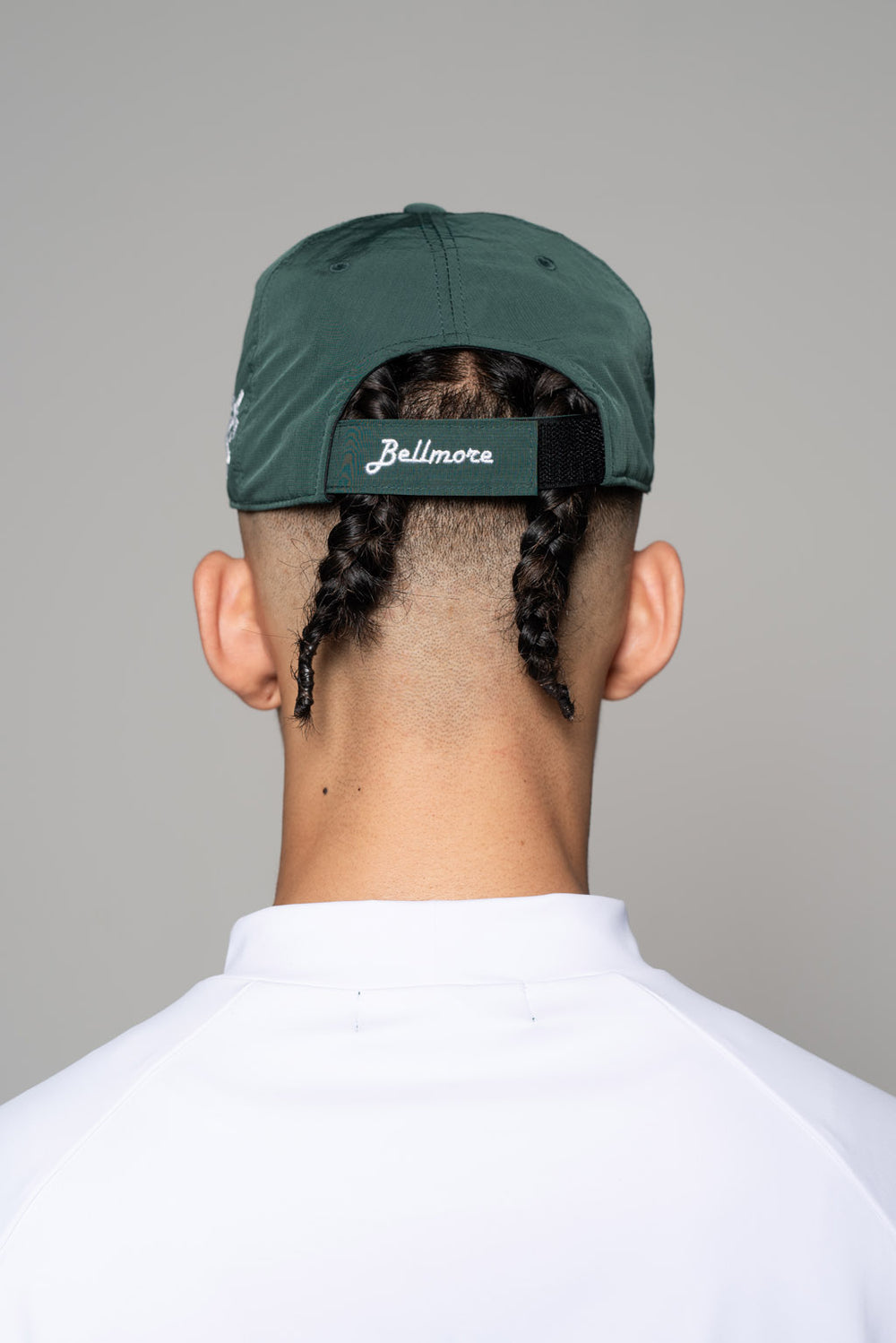NYLON 6 PANEL CAP - GREEN – BELLMORE