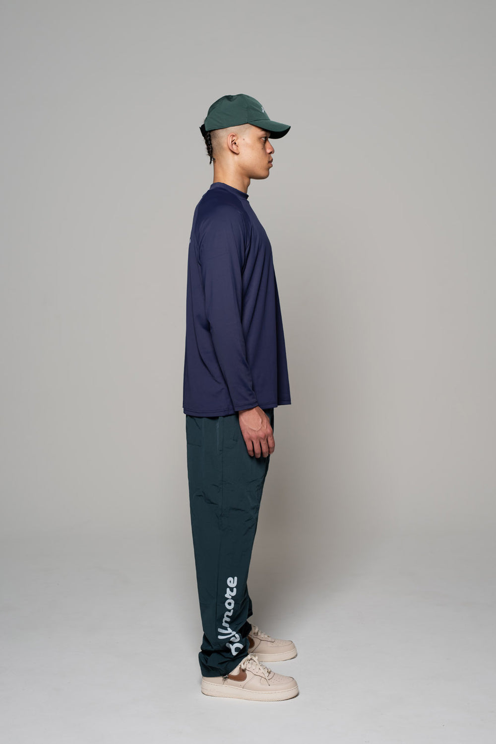 LOGO LS MOCKNECK - NAVY – BELLMORE
