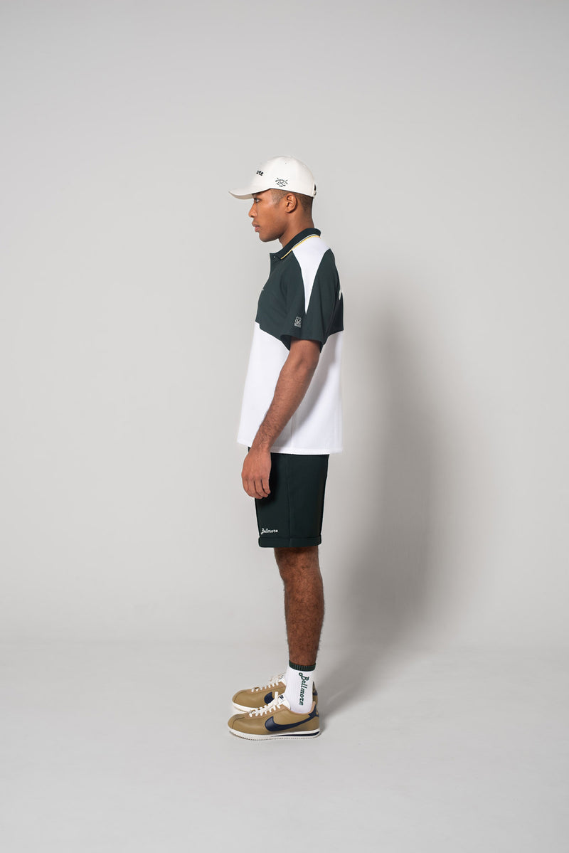 5月22日発売] PANELED S/S POLO SHIRTS - GREEN – BELLMORE