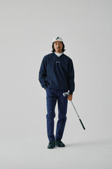 CLUB CLASSIC SLACKS - NAVY (MODEL FRONT)