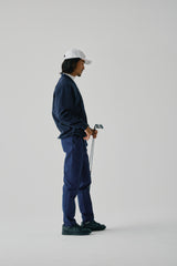 CLUB CLASSIC SLACKS - NAVY (MODEL SIDE)