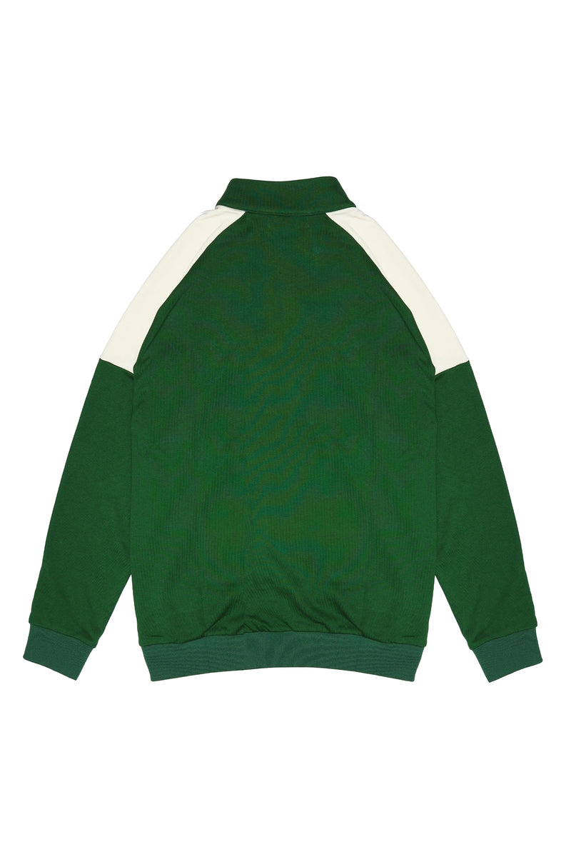 9月25日発売] DUAL TONE HALF ZIP MOCKNECK - GREEN – BELLMORE